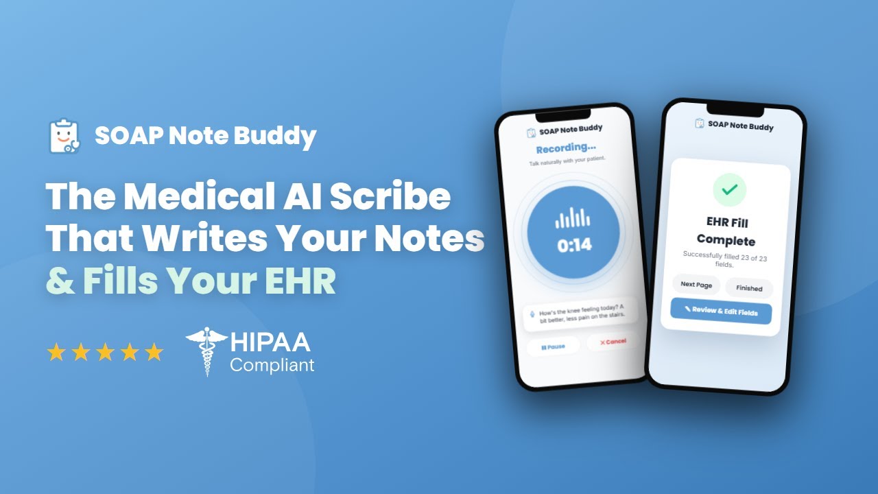 SOAP Note Buddy Demo: The AI Medical Scribe That Writes Your Notes & Fills Your EHR
