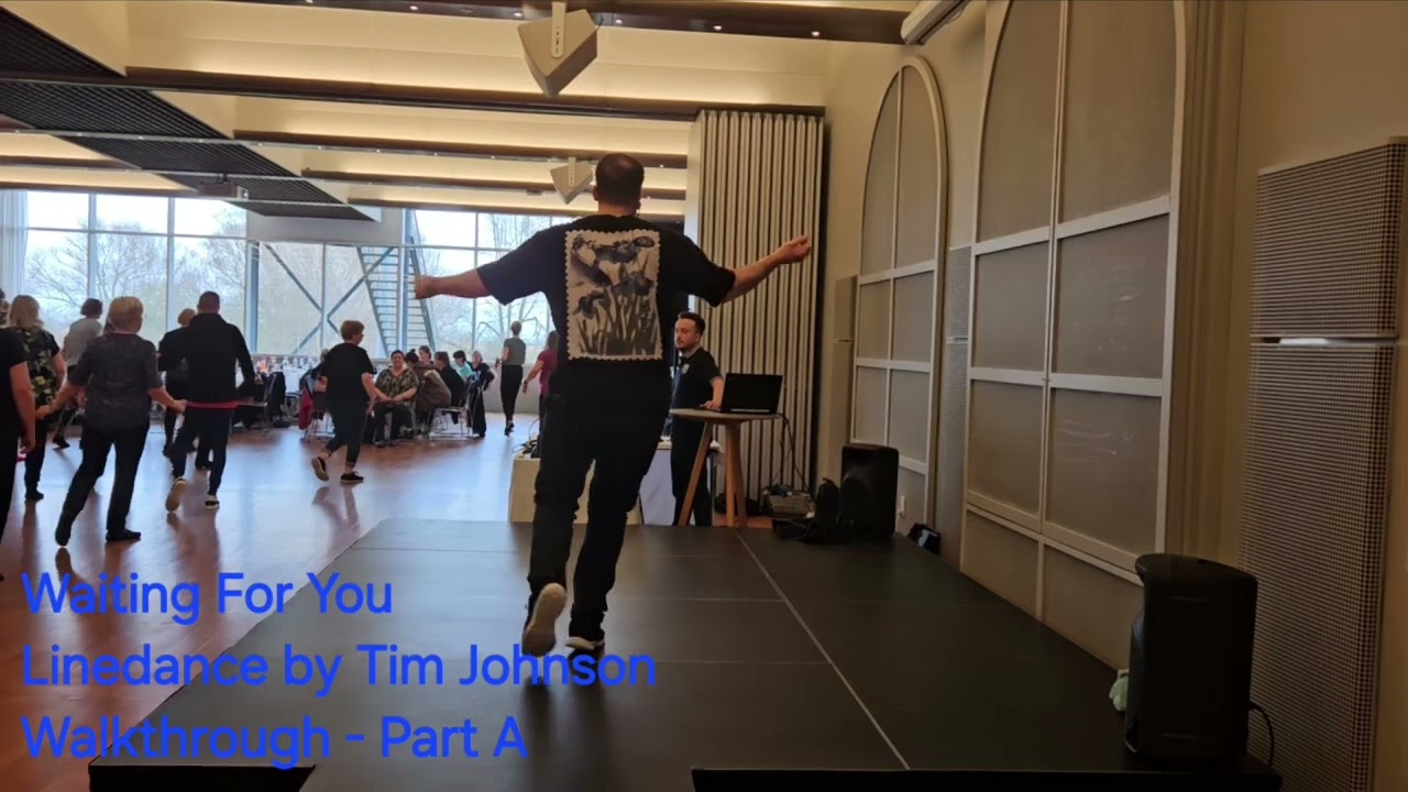 Waiting For You - Linedance walkthrough by Tim Johnson @ DanishLDP 2025