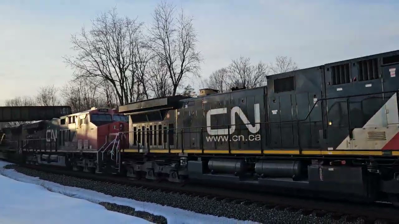 3 Train Meet! (NS 4361 Leads on NS 275, CSX 5246 Leads, and CN 3368) in Shenandoah Junction WV 