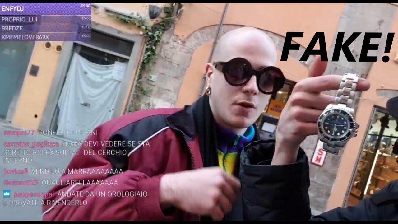 Live Homyatol Pisa ||Homy compra un ROLEX FALSO||