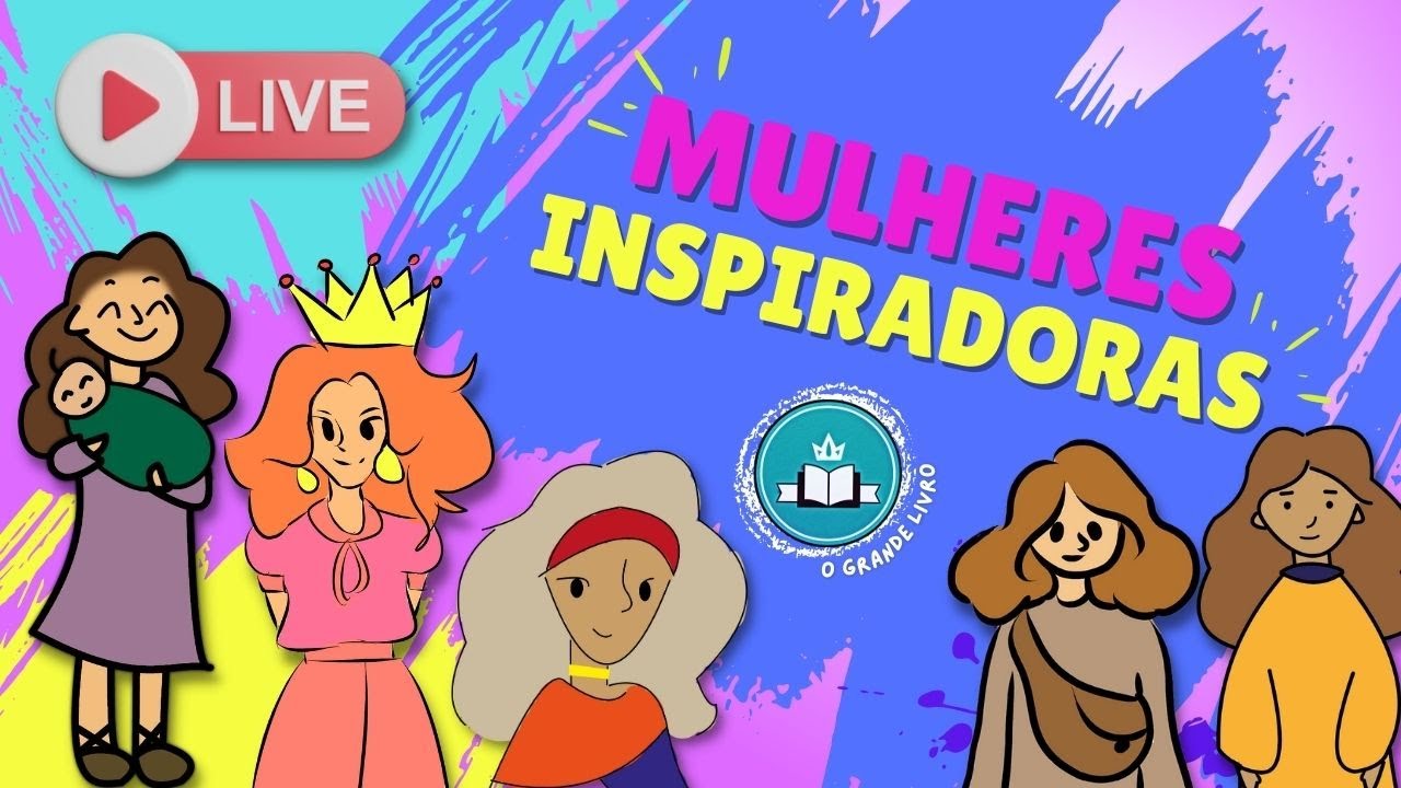 🔴O GRANDE LIVRO TV | Histórias Bíblicas Para Crianças AO VIVO! Especial Dia das Mulheres!