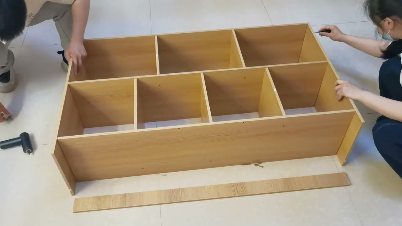 RB40048 Estanteria Librero 3+4 Color Madera 120×30×70 cm