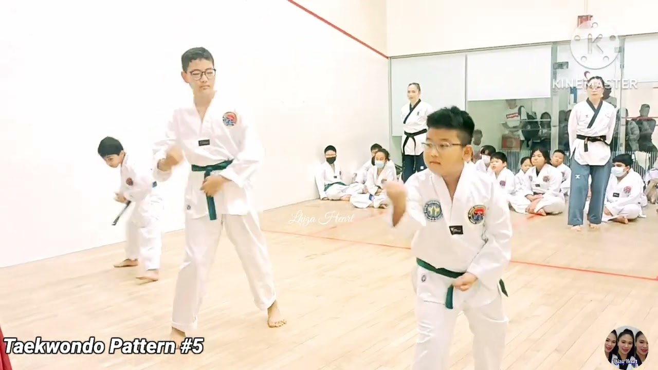 Taekwondo Pattern #5 | Taekwondo Pattern #6 | Taekwondo Kids Martial Arts #kids #sports #tkd #video