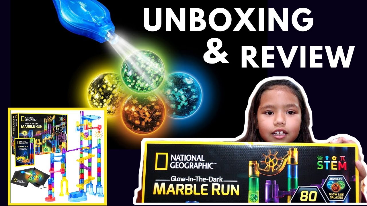 National Geographic Glow in the Dark Marble Run / Unboxing and Review