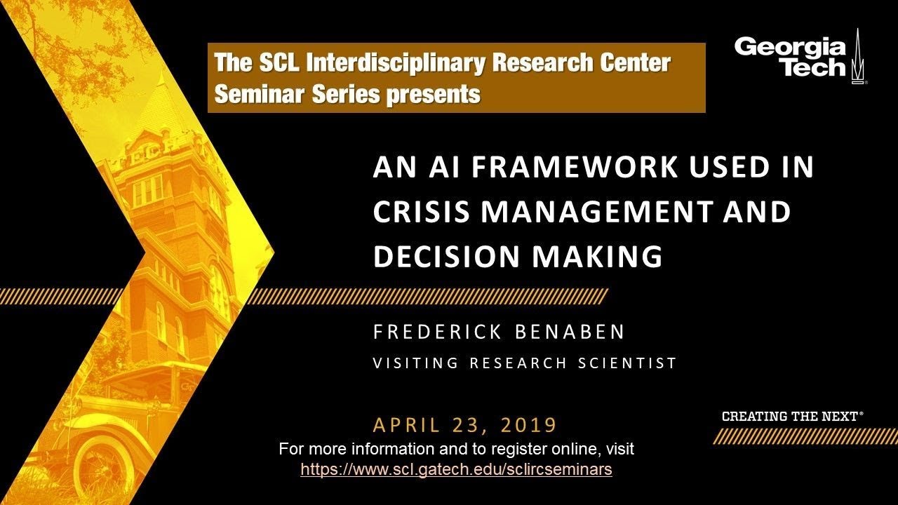 An AI Framework Used in Crisis Management and Decision Making