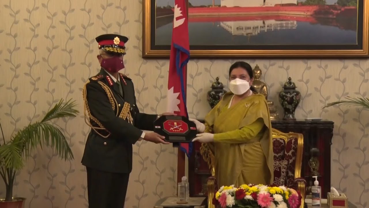 Gen. Manoj Mukunda Naravane Conferred Honorary General of Nepal Army by Nepal's President