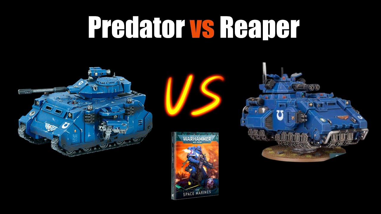 Best Anti-Infantry TANK for Space Marines - Gladiator Reaper vs Predator Destructor