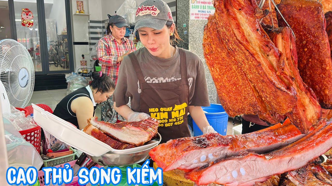🟢Chủ tịch ĐKM v&agrave; Con g&aacute;i rượu chặt heo quay nhanh như chớp