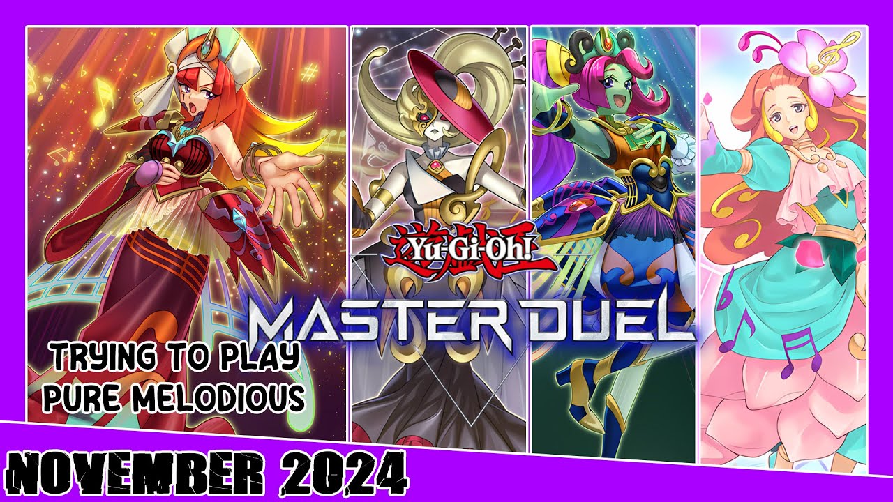 TRYING TO PLAY MELODIOUS!! YUGIOH MASTER DUEL NOVEMBER 2024