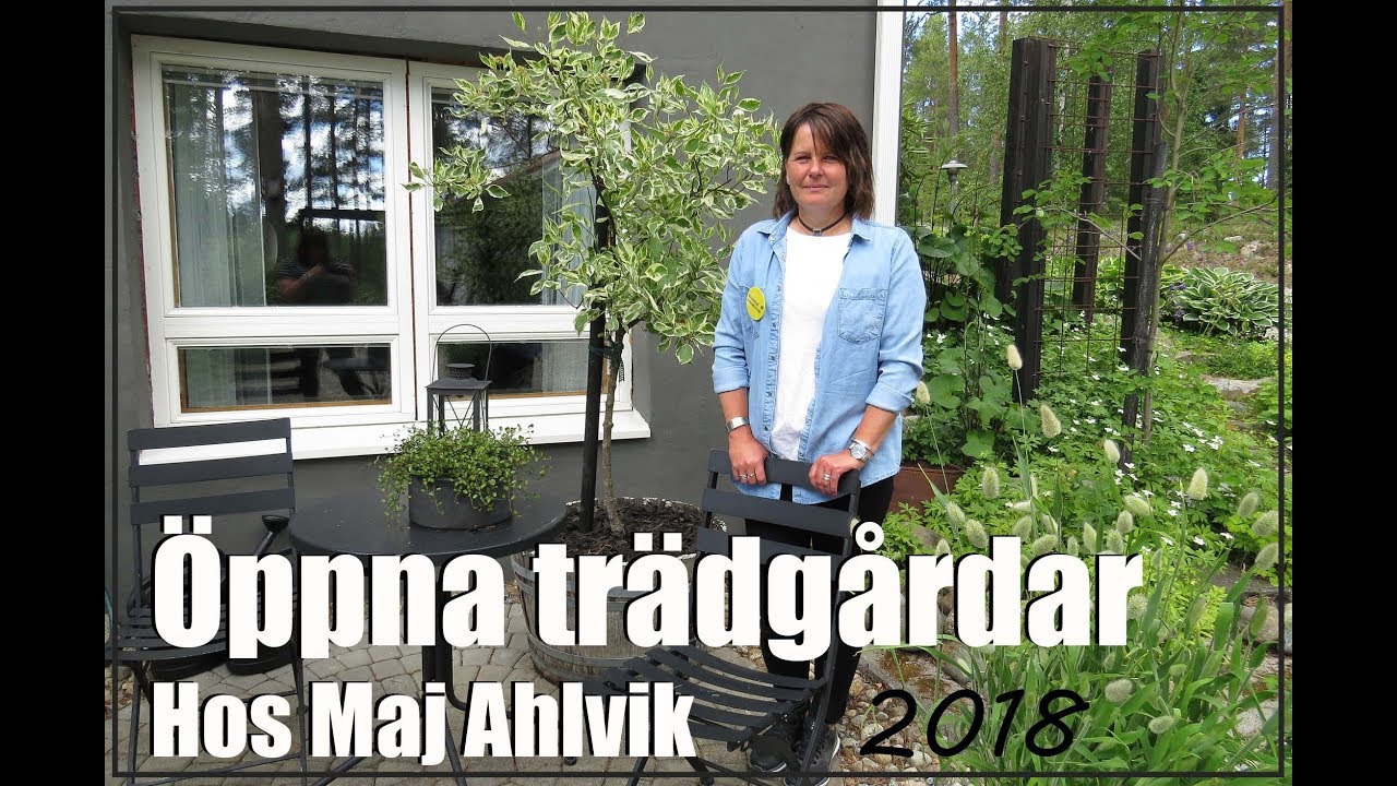 Öppna trädgårdar 2018: Maj Ahlvik