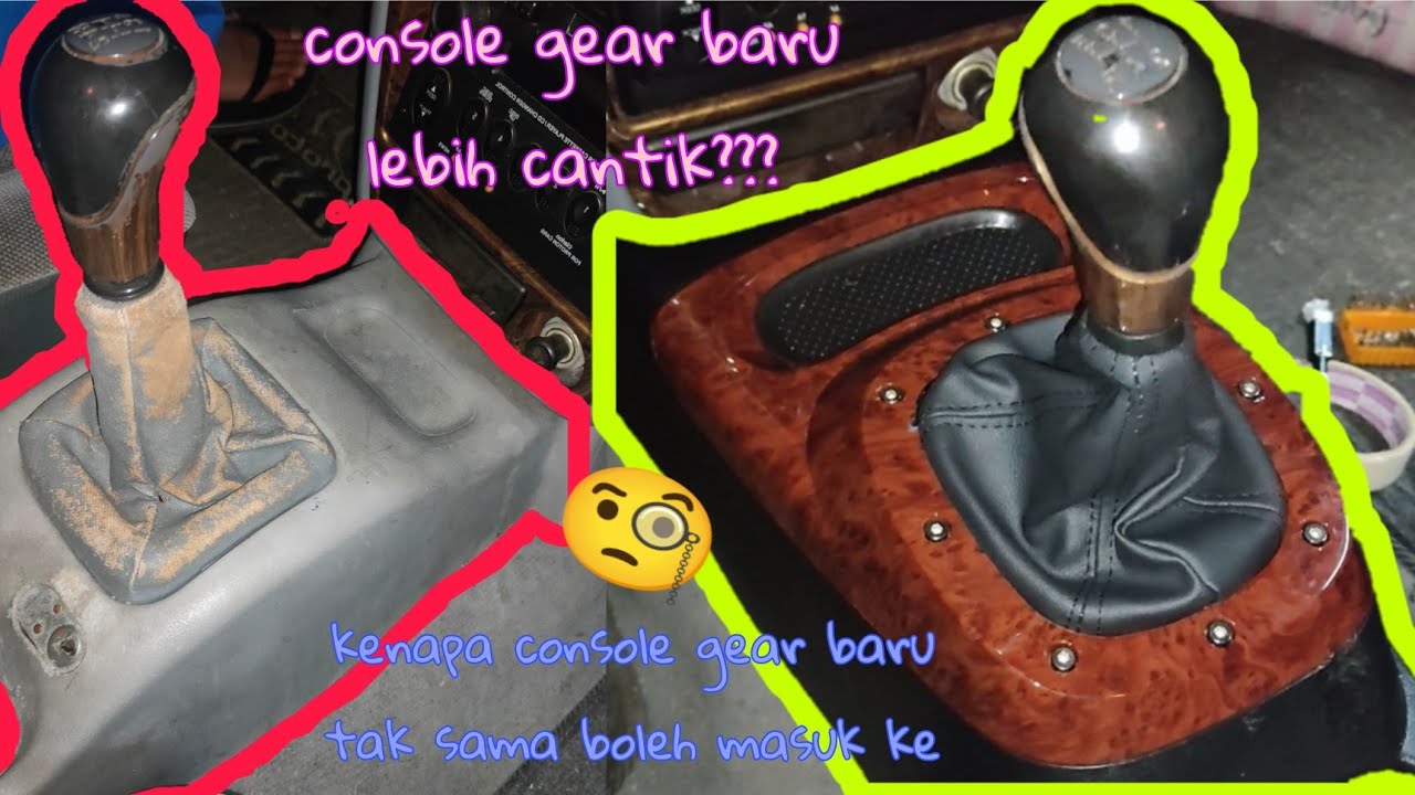 cara tukar console gearbox wira satria putra