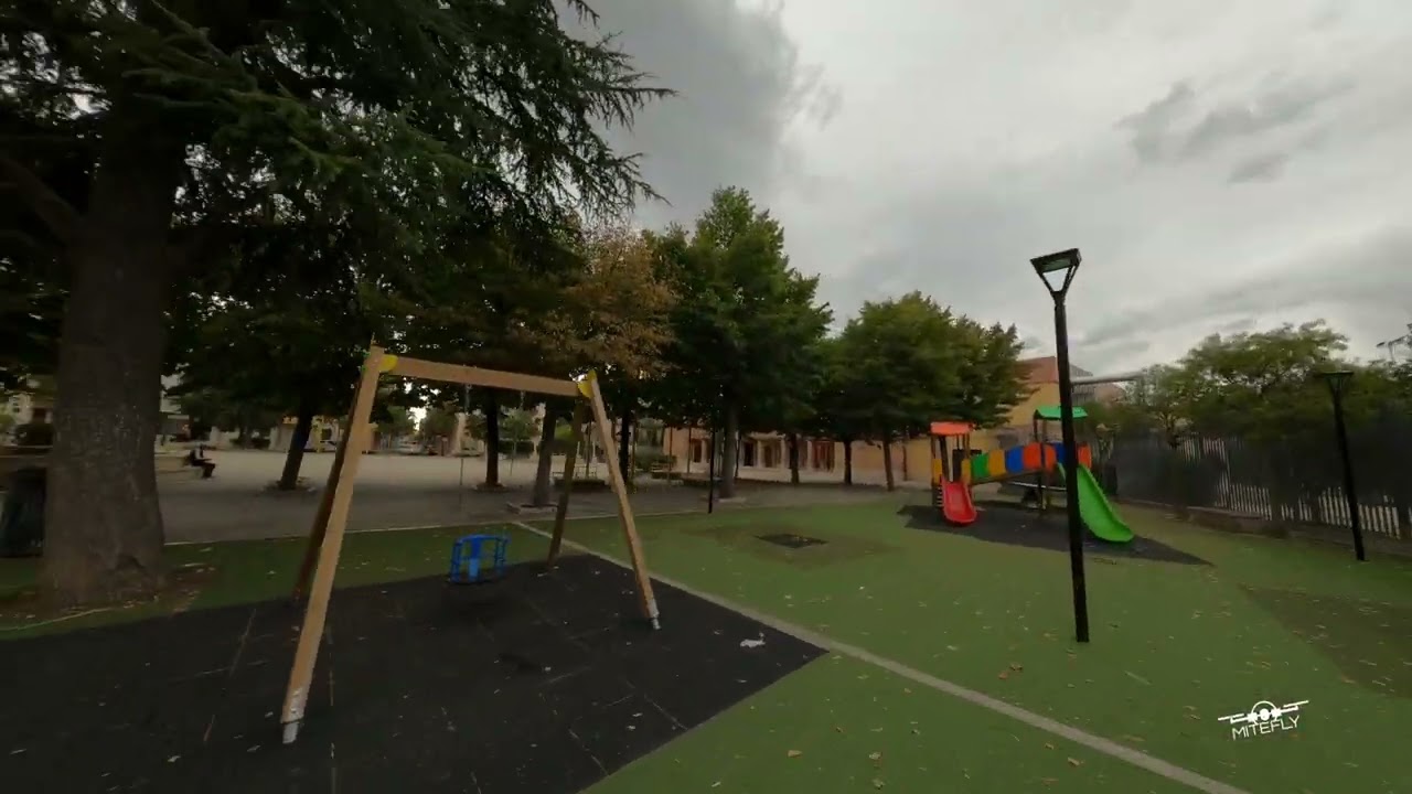 Piazza sacro cuore fpv Lavello PZ