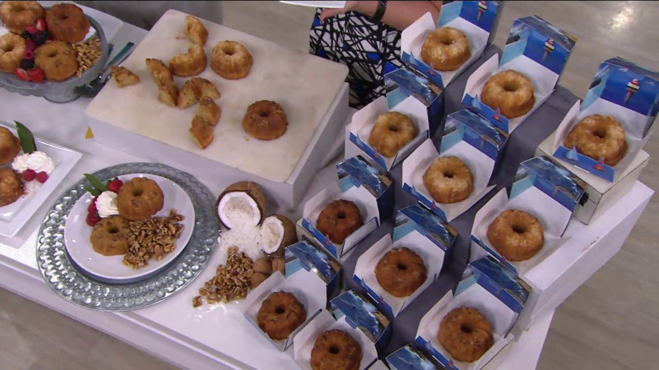 Lighthouse Rum Cakes (6)5oz Coconut or Original Mini Rum Cakes on QVC