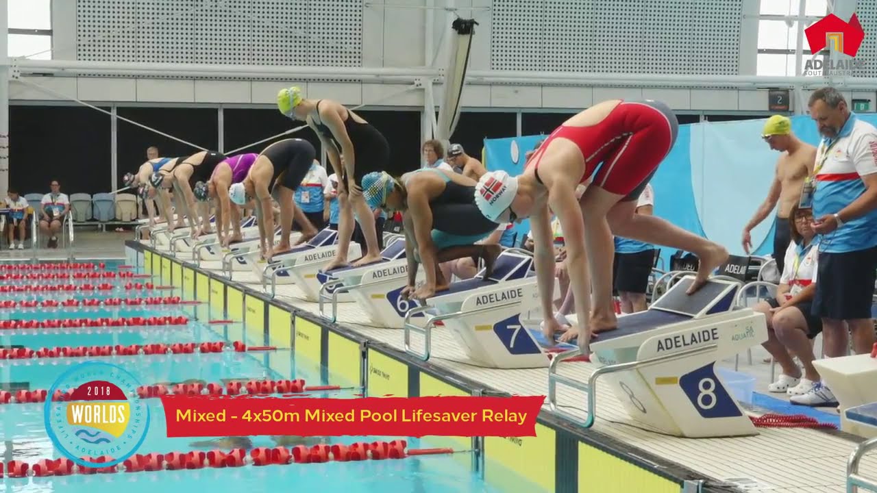 LSS POOL EVENT 4-50m mixed lifesaver relay - men & women