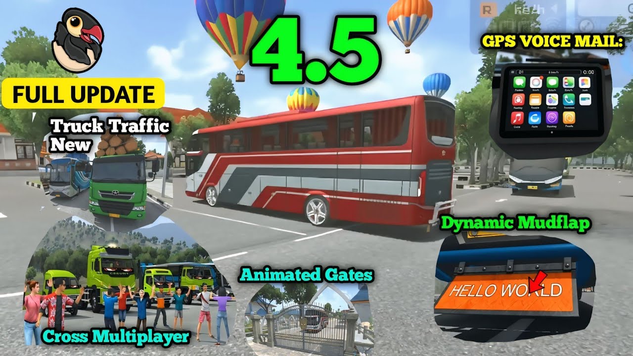 🚚Bussid Update 4.5! - Rollout Start /Big Update 4.5 for Bus Simulator Indonesia 🏕 | Truck Gameplay