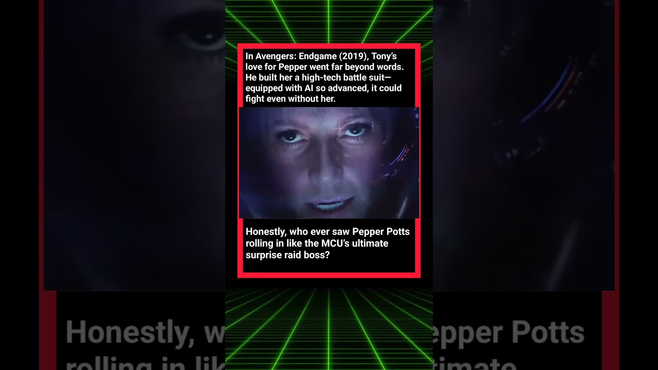 Pepper Potts' Rescue Armor: Endgame's Most Overlooked Masterpiece.