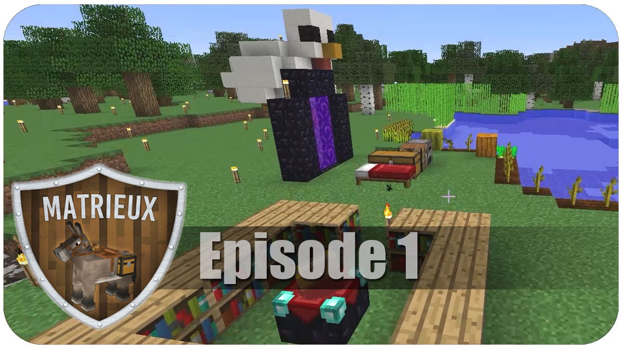 Dansk Minecraft - Matrieux EP 1 - Skelet Farm Og Wither!