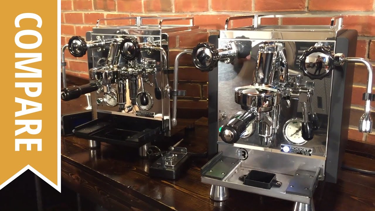 Compare: Rocket Espresso R58 and R60V Machines