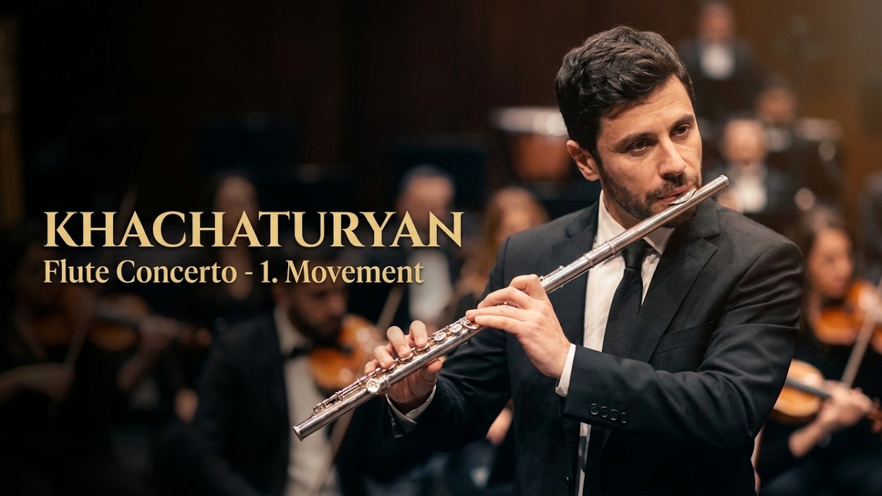 Aram Khachaturyan Flute Concerto  1. Movement