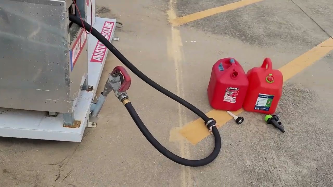 Aviation SelfServe fuel pump operation.