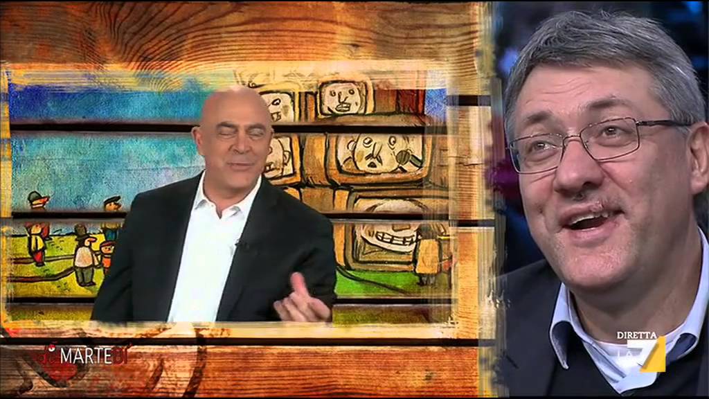 diMartedì - La copertina di Crozza: Licenziare i fannulloni? Gli uffici pubblici oasi incontaminate
