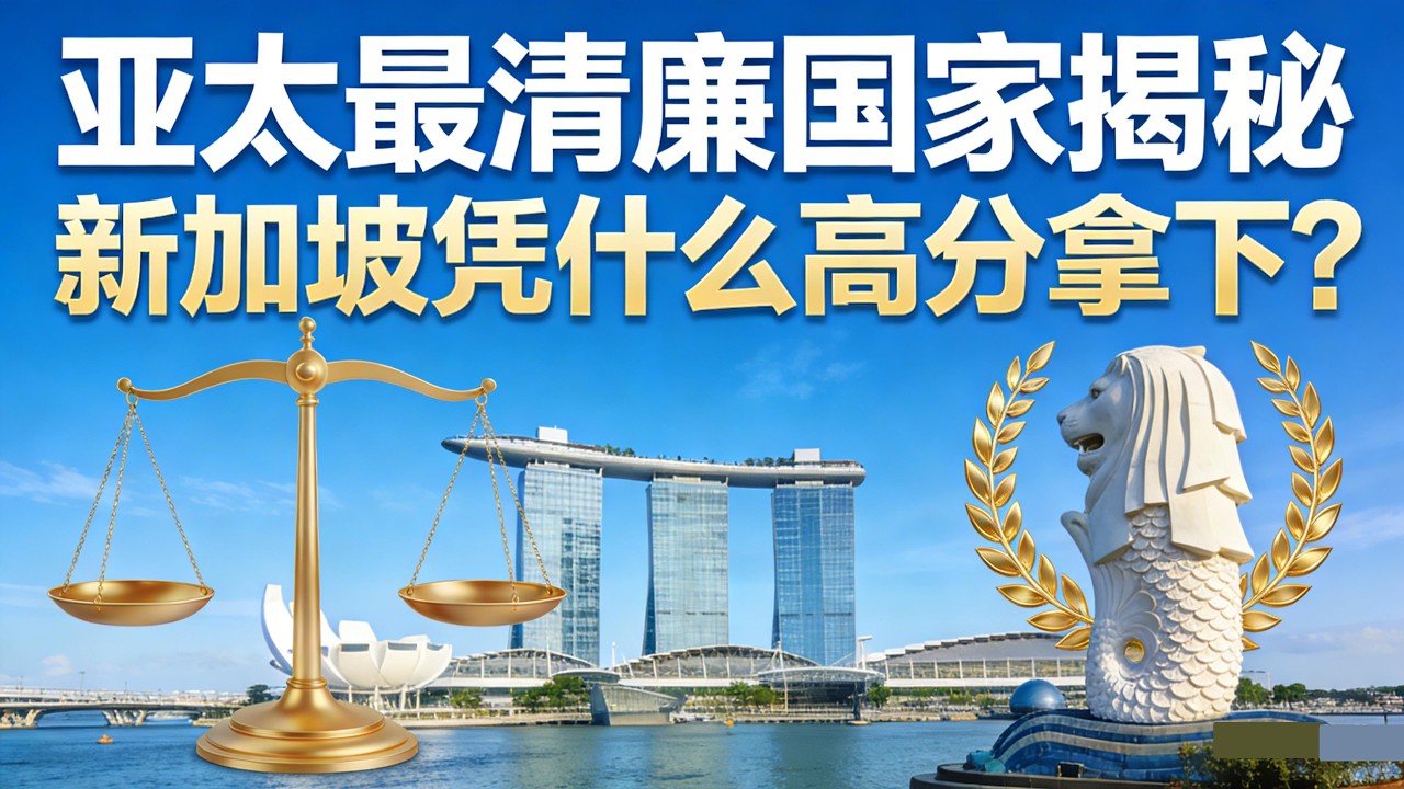 全球平均42分，新加坡却有84分！新加坡高分拿下亚太最清廉国家，靠的是什么？