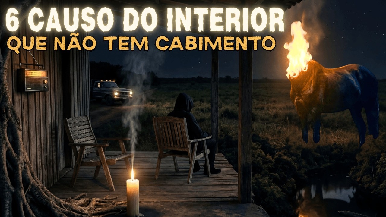 6 Causo QUE MAIS PARECE É HISTÓRIA DE DOIDO, Talvez Seja – SOBRENATURAL TERROR DO INTERIOR – Ep.83