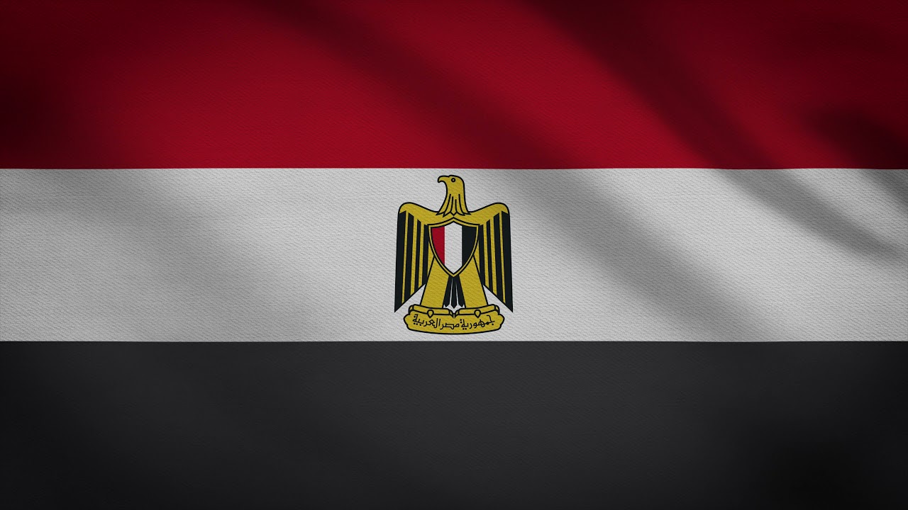 Egypt National Flag 3D Waving Ultra 4K Free | Egypt Flag and Anthem, Egypt Flag Animation