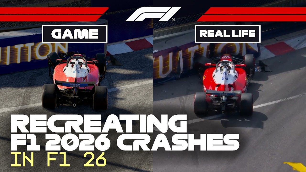 Recreating F1 2026 Crashes in F1 26