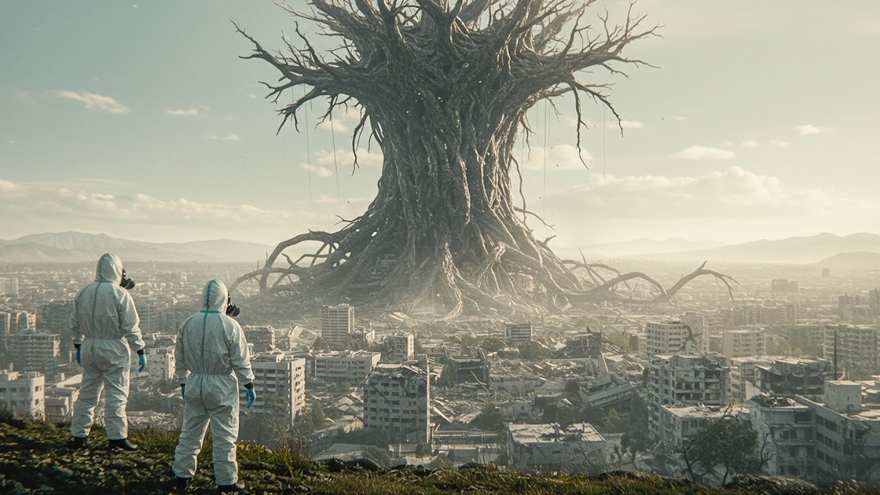 Colossal Tree Grows on Earth to Receive New Inhabitants Who Will Take Humanity's Place