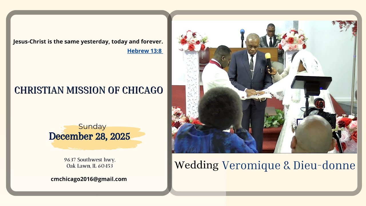 Wedding Veronique & Dieu-donne. Sunday, December 28, 2025
