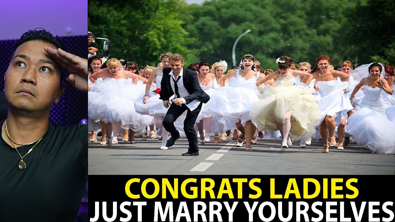 Modern Women Are Upset: Only 6.5 men out of 1000 are now dumb enough to get married