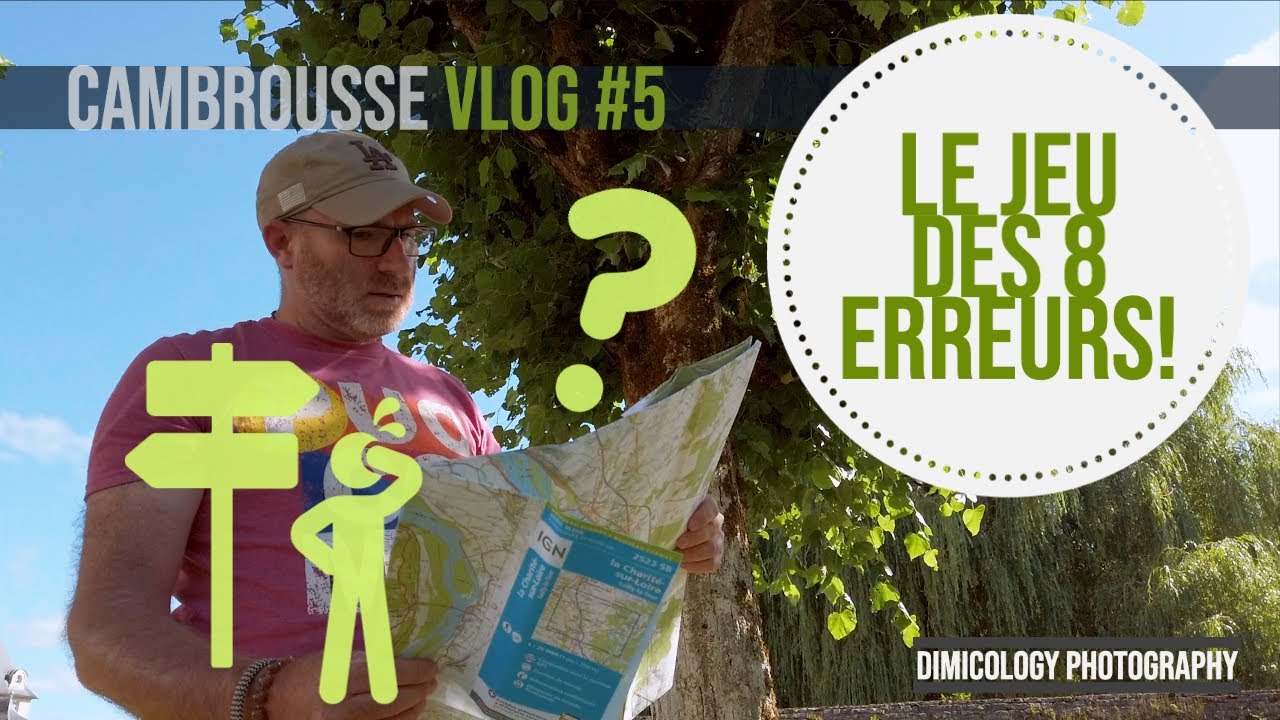 Cambrousse Vlog#5 - Le jeu des 8 erreurs ! Le confinement a tué mon sens de l'orientation !