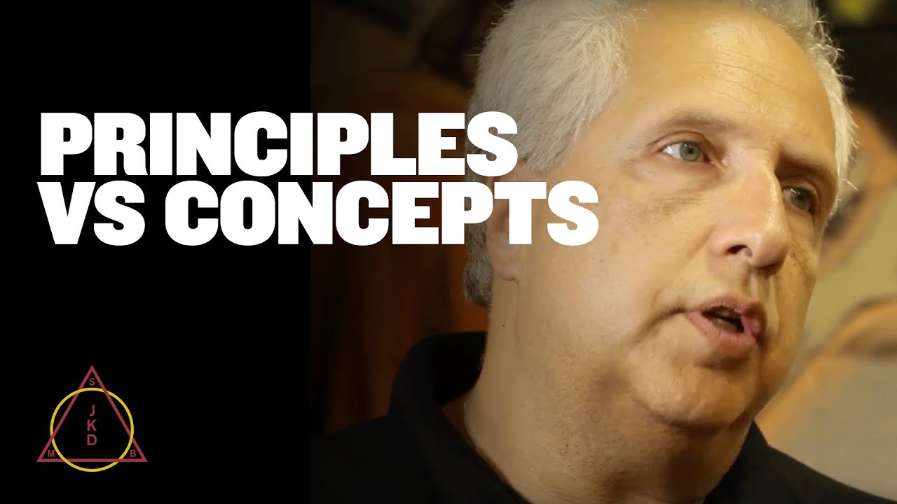 What is the difference between principles vs concepts in martial arts