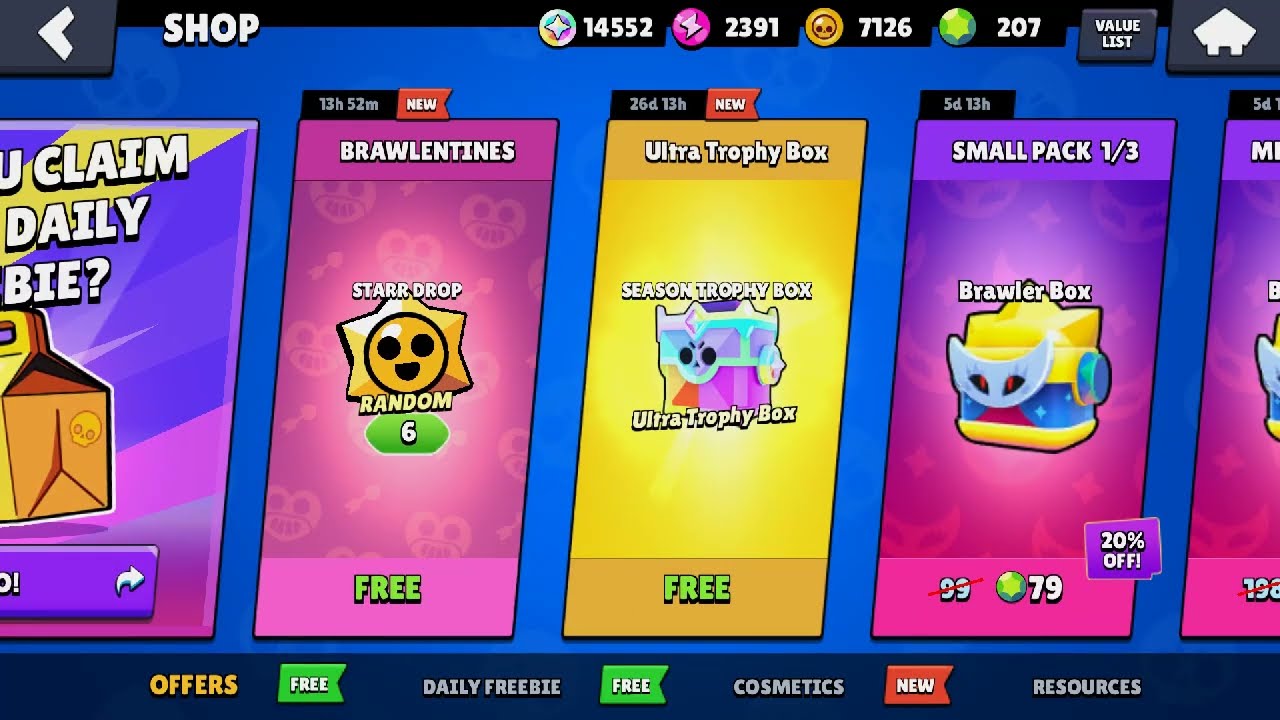 Opening 1k and 3k trophy boxes #brawlstars