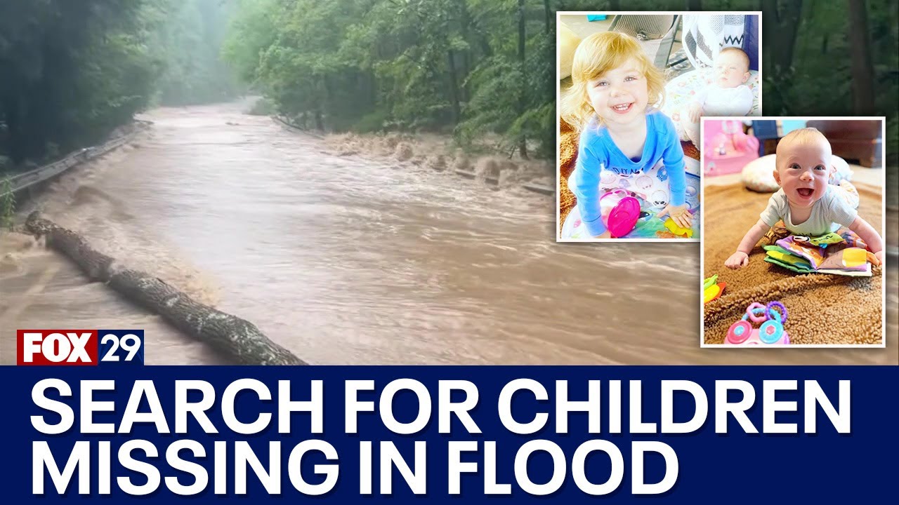 Search continues for 2 children missing in Bucks County flash flooding