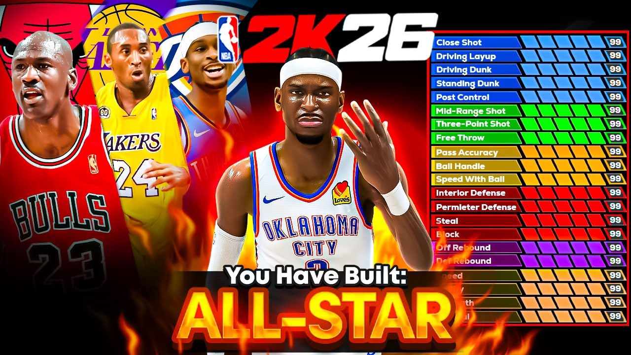 НОВАЯ СБОРКА С 10 ЗНАЧКАМИ ЛЕГЕНДЫ И НАВСЕГДА ИЗМЕНИТ МЕТУ...NBA2K26