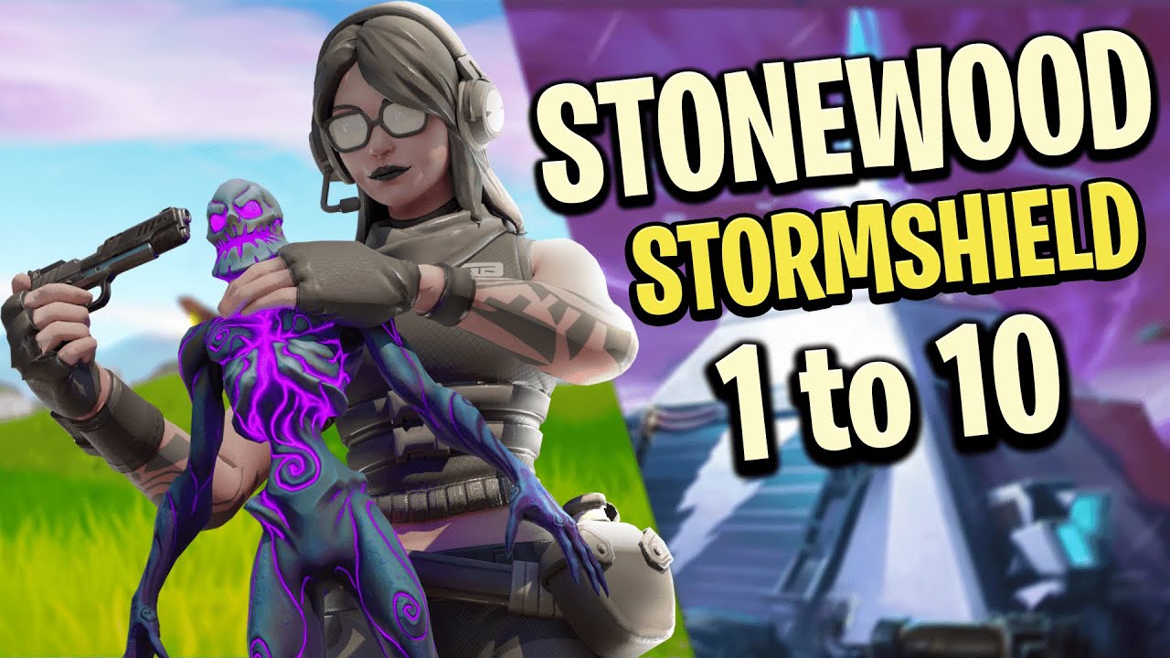 How to do Stonewood storm shield 1 to 10 complete explanation  || fortnite STW