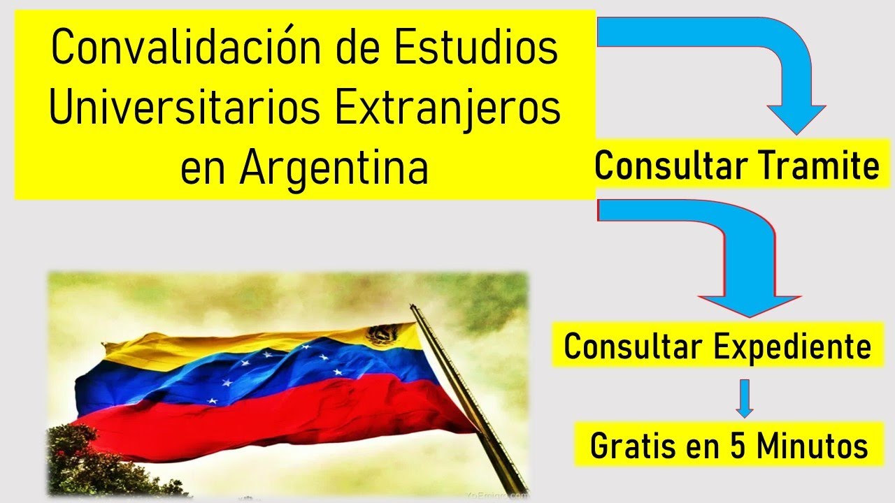 Convalidación de Estudios Universitarios Extranjeros en Argentina ¿Consultar Tramite y Expediente?