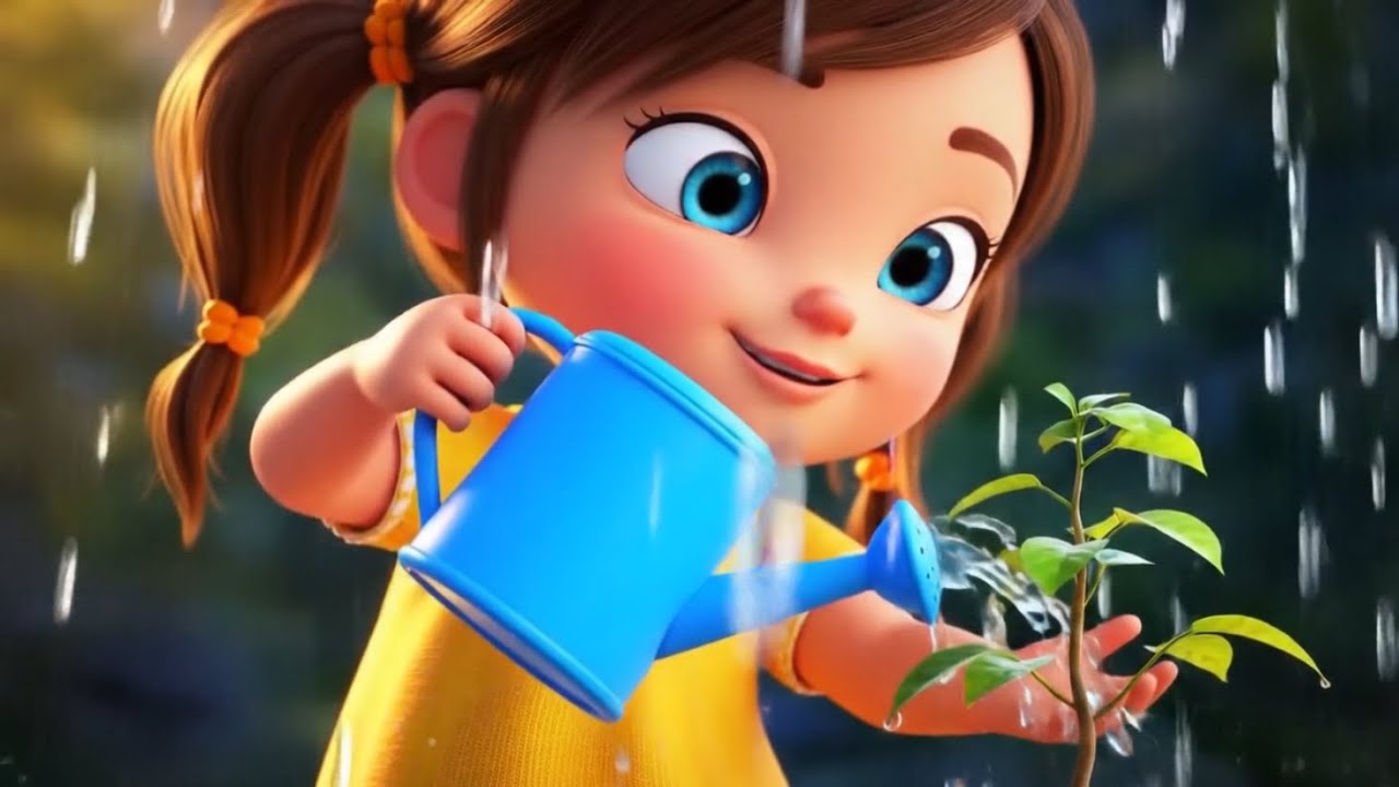 Water the Tree 🌳💧| Fun Song for Toddlers to Learn Nature & Kindness! |