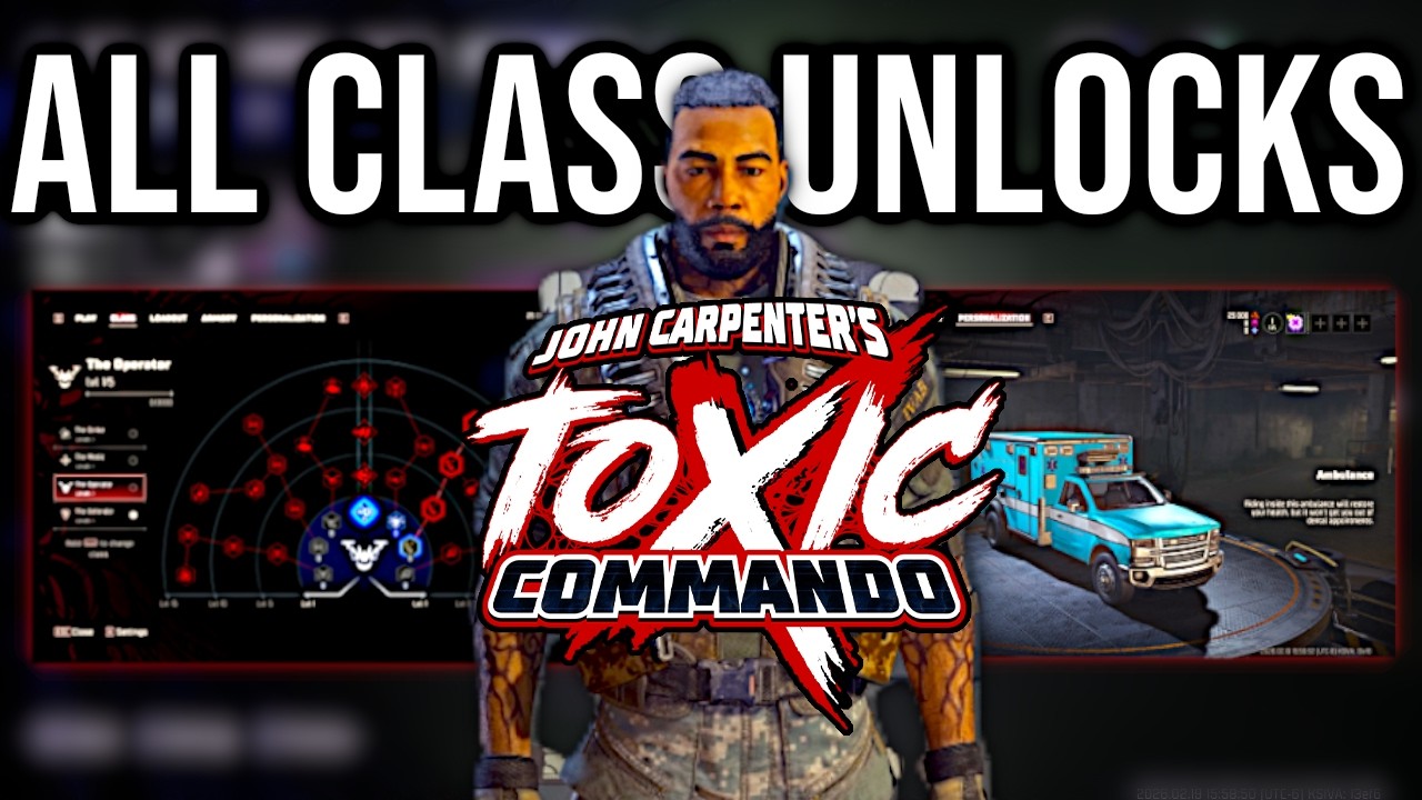 Toxic Commando - All Classes, Perks and Unlocks