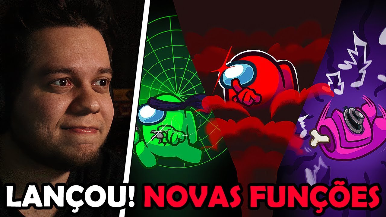LANÇOU! JOGAMOS CONTRA AS NOVAS FUNÇÕES do AMONG US (Rastreador, Sirene e Fantasma)