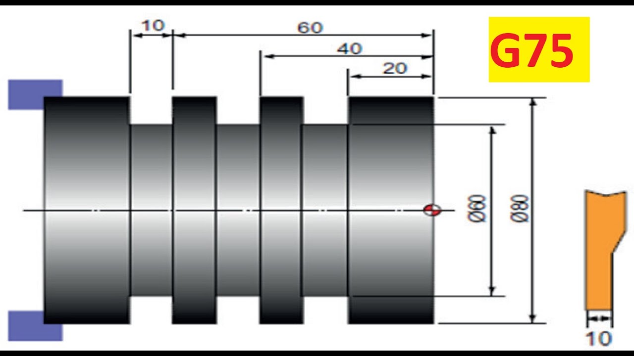 CNC Tornada G75 Çevrimiyle Kanal Açma (Detaylı Anlatım)