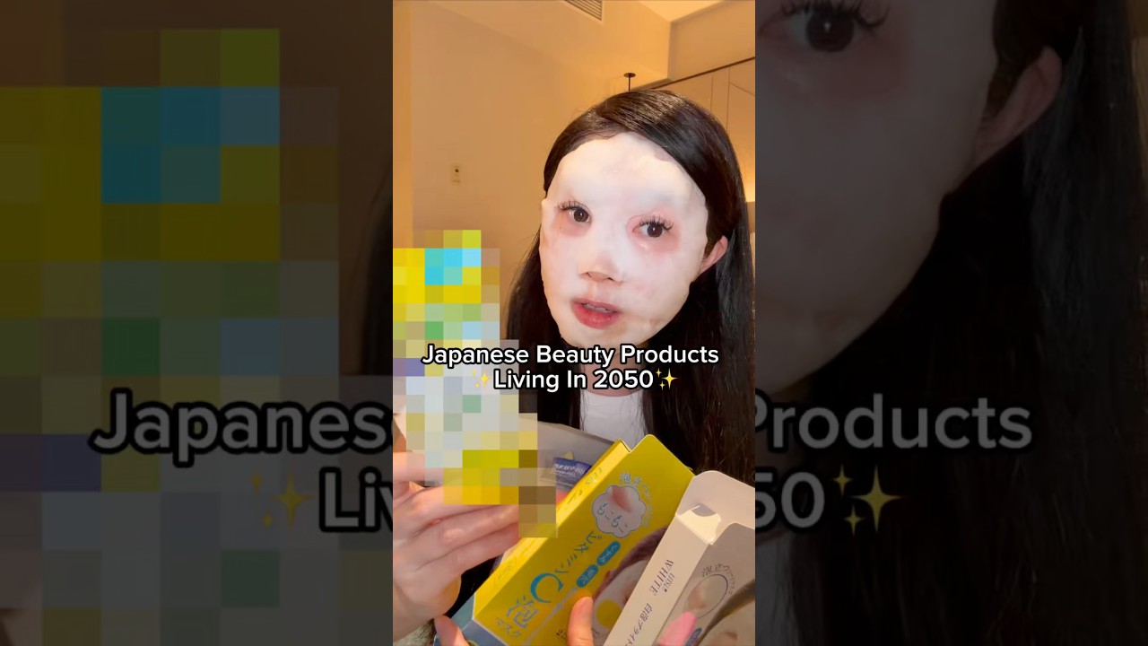 Японская косметика для жизни в 2050 году #япония #уходзакожей