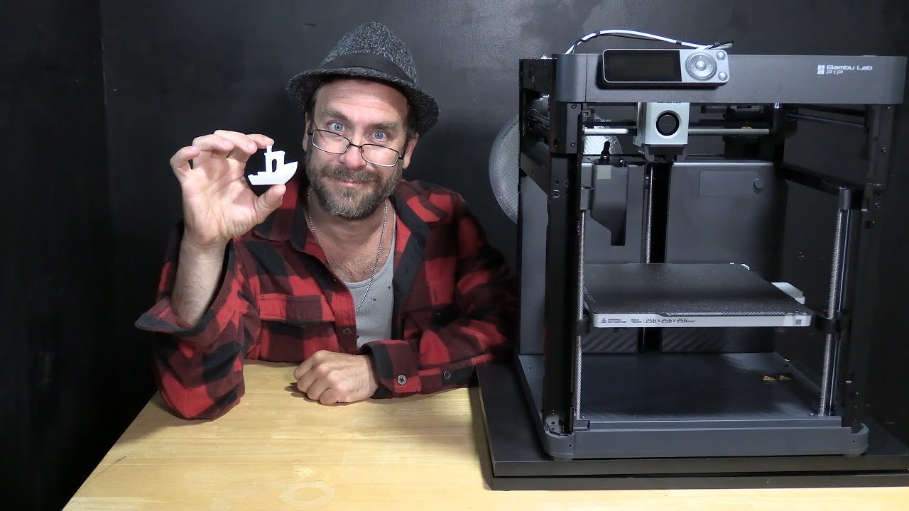 Распаковка/Настройка/Первая печать — *новейшая версия* 3D-принтера Bambu Lab P1P с камерой и подс...