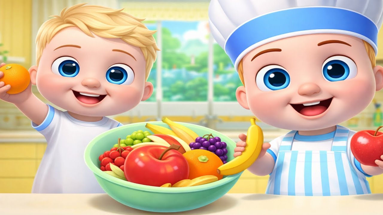 Fruit and Vegetables Song for Kids | Healthy Eating Nursery Rhymes | Kids Songs in English