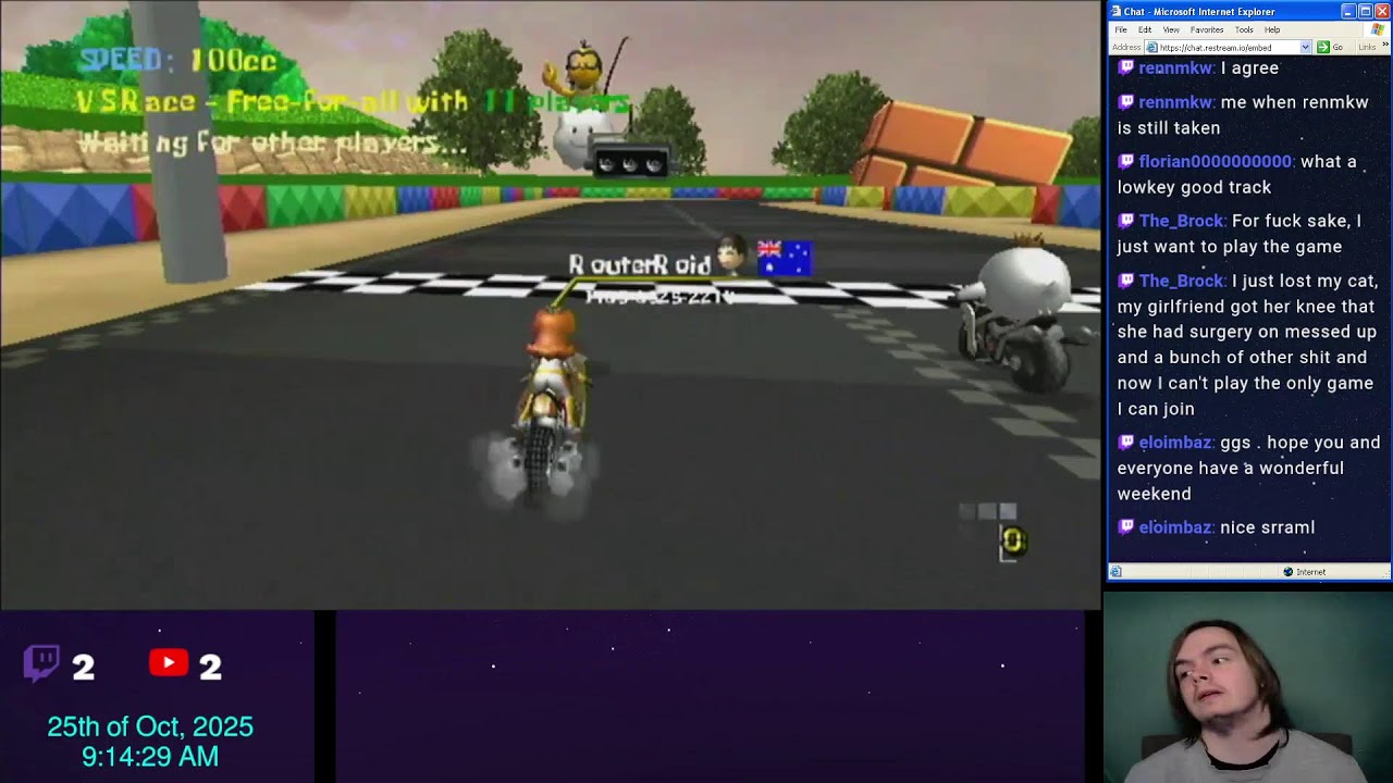 Mario Kart Wii Wiimmfi Worldwides with viewers!