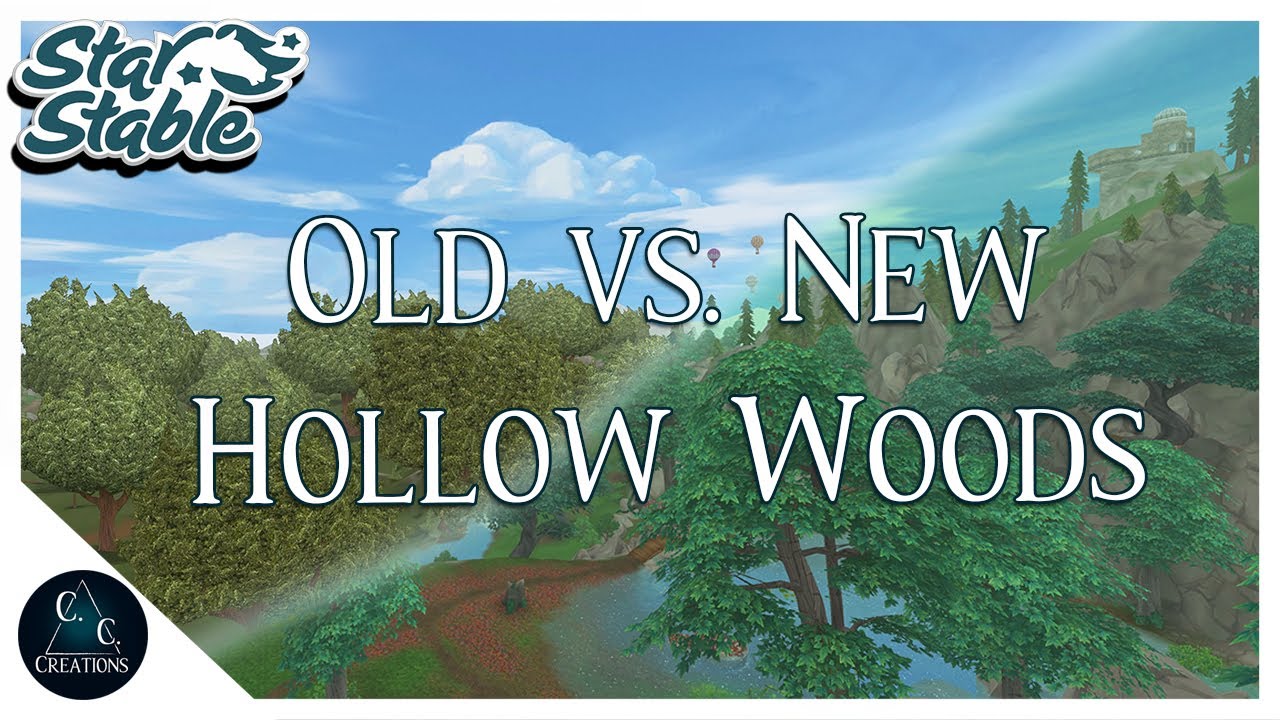 Star Stable Online - Old vs. New Hollow Woods - Direct Comparison