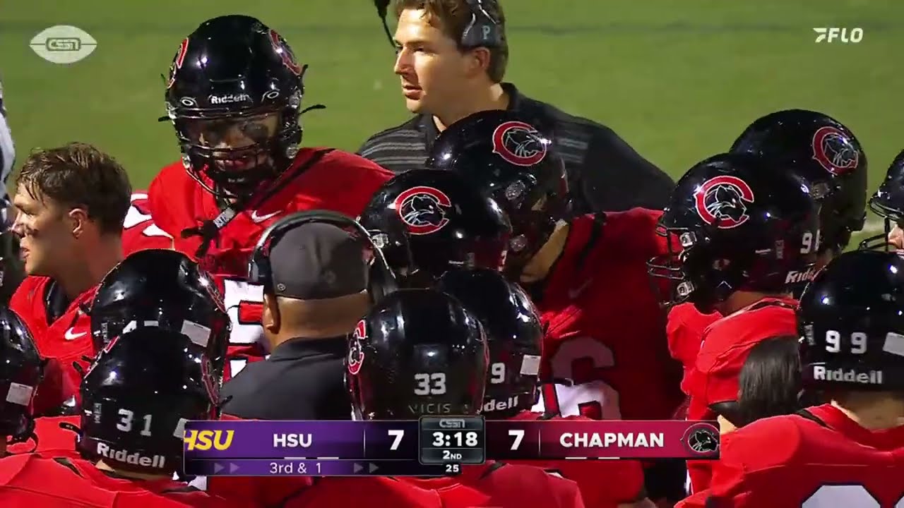 Hardin-Simmons vs Chapman Football Free Live Stream | SCIAC Football