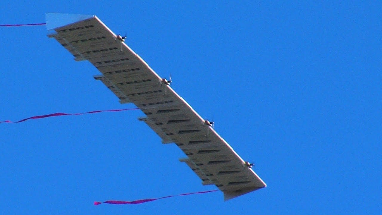 Giant RC Flying Wing 32 Foot Wingspan by Ran D. St. Clair